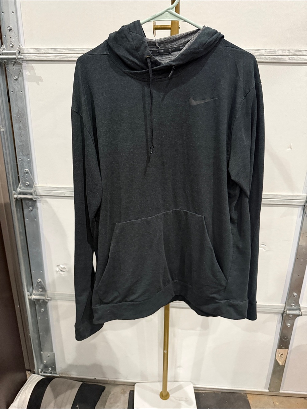 Nike Black Pullover Hoodie with Kangaroo Pocket
